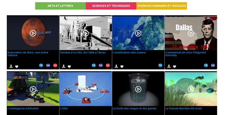 75 nouvelles vidéographies, en français, anglais et espagnol sur le site de l’AFP dans le portail Eduthèque