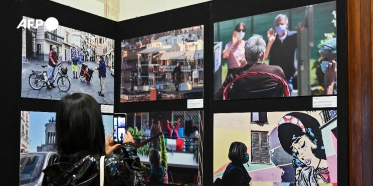 L’AFP s’expose à Rome : "Lockdown Italia visto dalla Stampa Estera"